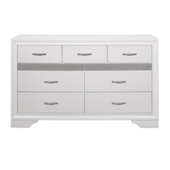 Home Elegance Luster Dresser (white)