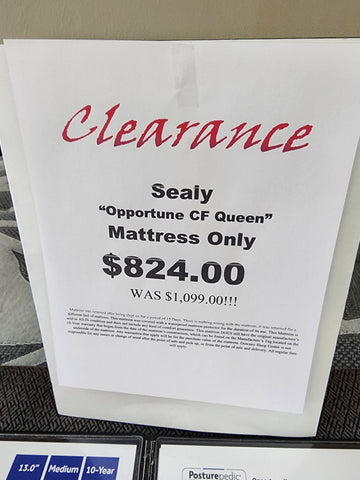 Sealy Posturepedic cf queen mattress