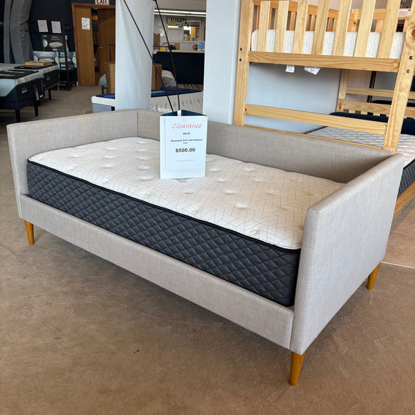 Day bed set mattress included. As is